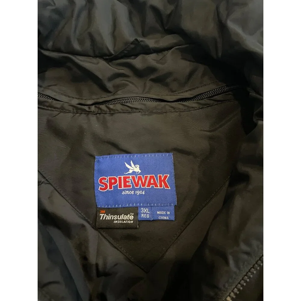 NWT Spiewak S3609 Deluxe Duty Jacket 3m Insulate Mens 3XL Black
